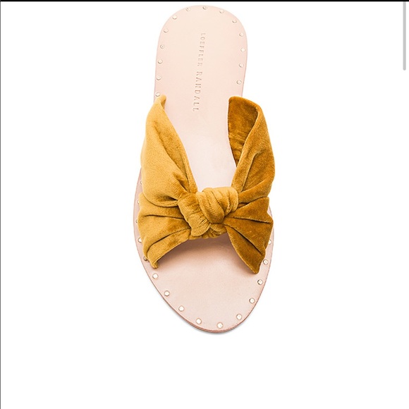 Loeffler Randall Shoes - Loeffler Randall Lucia Marigold Velvet Knot 9.5